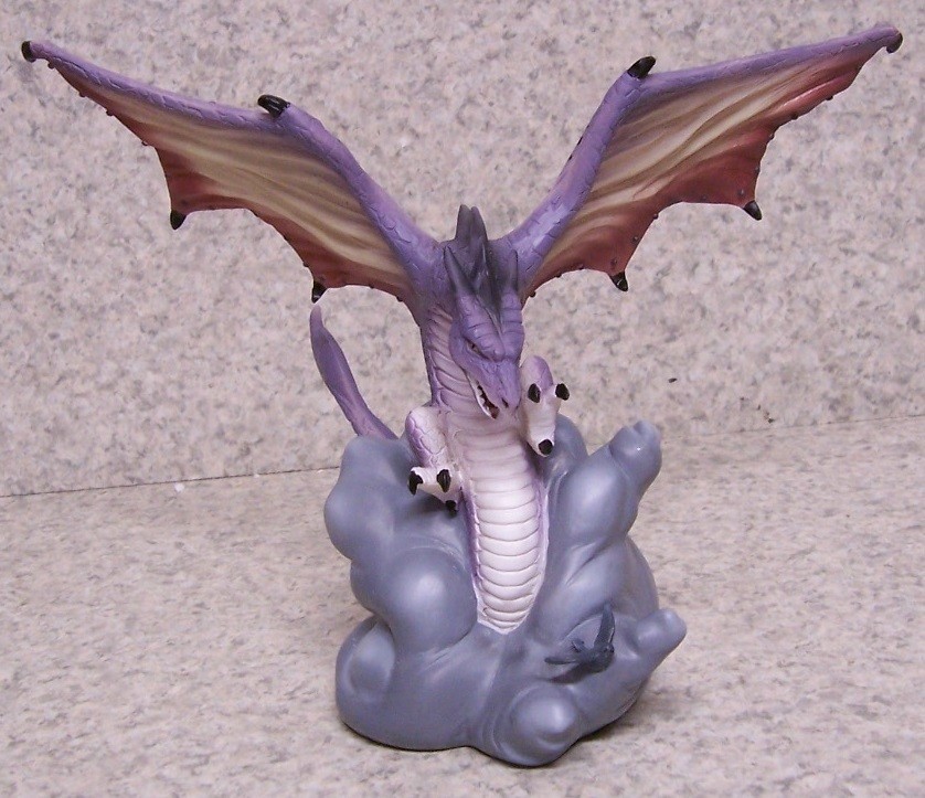 Medieval Fantasy Dragon on Cloud Figurine 7 Inch with Gift Box NEW