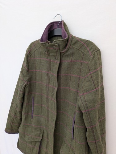 Cappotto Musto donna 12 kaki campo lana tweed giacca Ismay tiro caccia gare - Foto 4 di 10