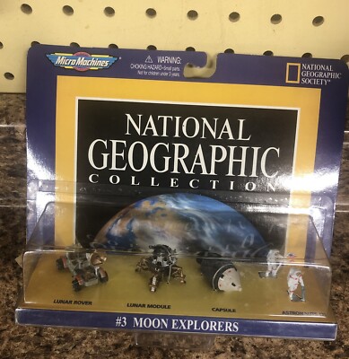 NEW (Vintage) Micro Machines National Geographic Collection #3 MOON EXPLORERS