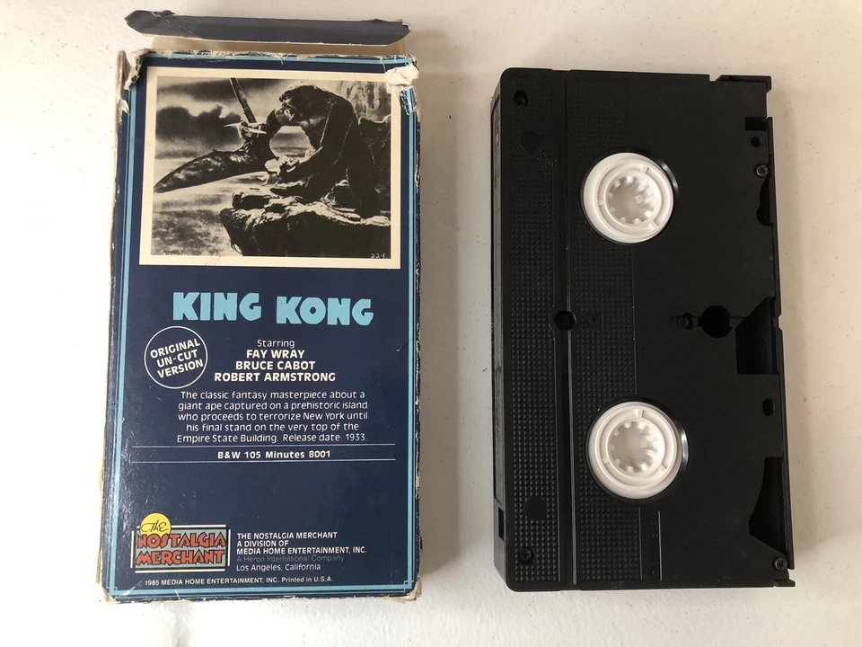 The Original Uncut Version King Kong VHS Movie (1985) Eighth Wonder of the World - Image 2 of 4