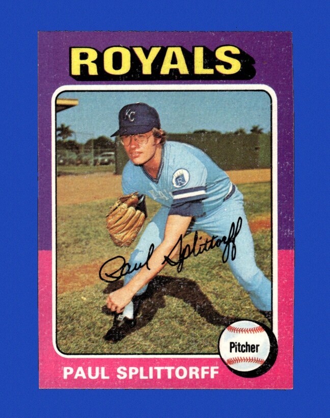 1975 Topps Mini Set-Break #340 Paul Splittorff NM-MT OR BETTER *GMCARDS*