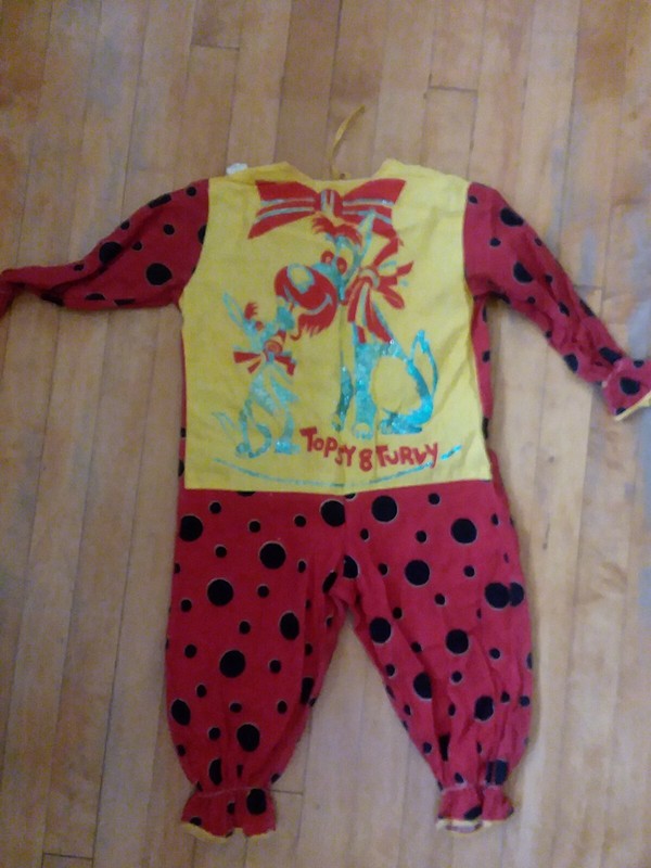 Vintage Halloween Droopy Topsy Turvy Dog Children’s Costume Halco?