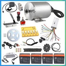 48V 1800W Brushless Motor Battery Kit For ATV Quad Go Kart Drift Trike Scooter
