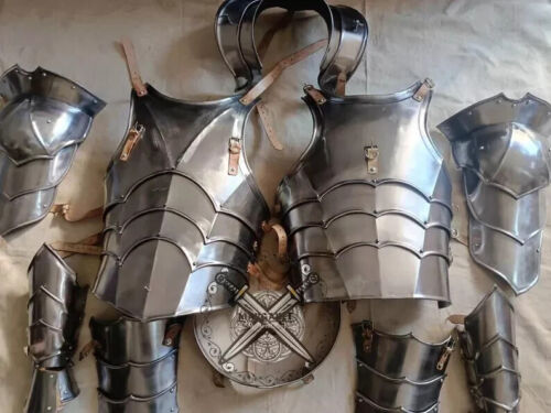 Armatura mezzo corpo medievale / migliore armatura indossabile per lui / piatti fantasia mezzo corpo - Foto 3 di 9