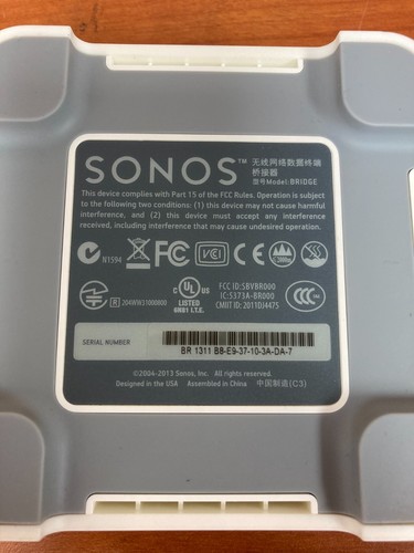 SONOS Bridge With Power Cord-White - Picture 4 of 6