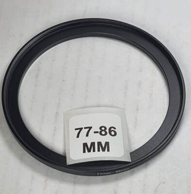 77-86mm Metal Step Up Adapter Ring 77mm Lens to 86mm Filter Converter E77-E86