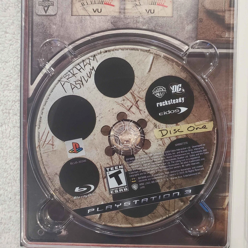 Batman: Arkham Asylum Collectors Edition (Playstation 3, 2009) PS3 - 2 Disc Set - Image 4 of 4