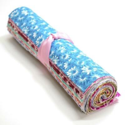 34 piece Flower Shower  pre-cut Layer Cake 10'' squares 100% cotton fabric quilt 