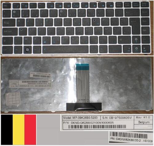 Asus UL20 UL20A UL20FT UL2AT Black Silver-Frame AZERTY Keyboard