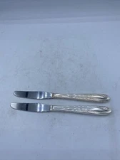 2 Wm Rogers Reinforced Plate AA 8” Dinner Knives