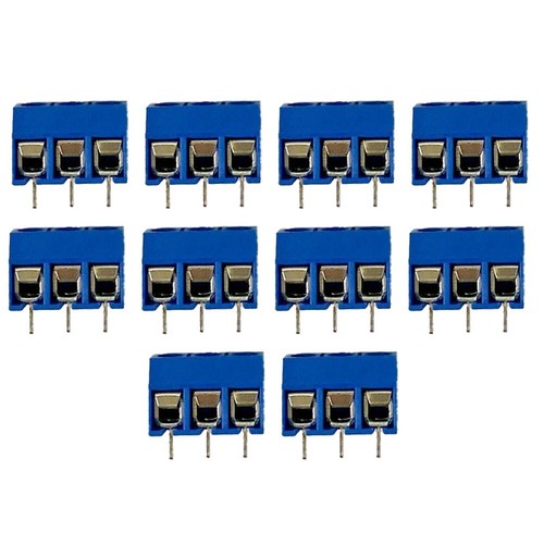Blue 3Pin Terminal Connectors Wide Compatibility Excellent Performance - Picture 6 of 12