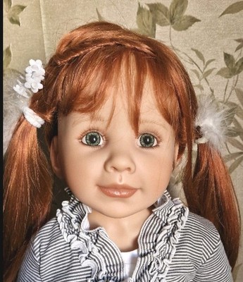 Künstlerpuppe '' Charlotte '' Monika Peter Leicht., inkl. Zertifikat