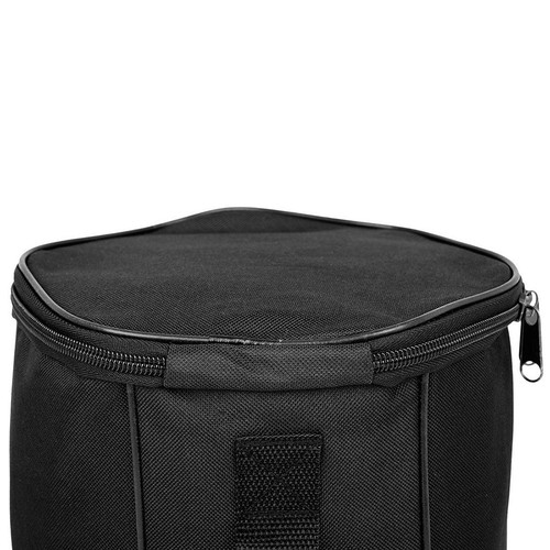 Sleek Black Concertina Gig Bag Carry Case with Zippered Accessories Pouch - Picture 8 of 12