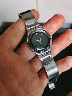 Swatch Irony Edelstahl Wasserdicht Minimal Design 1999 Vintage 