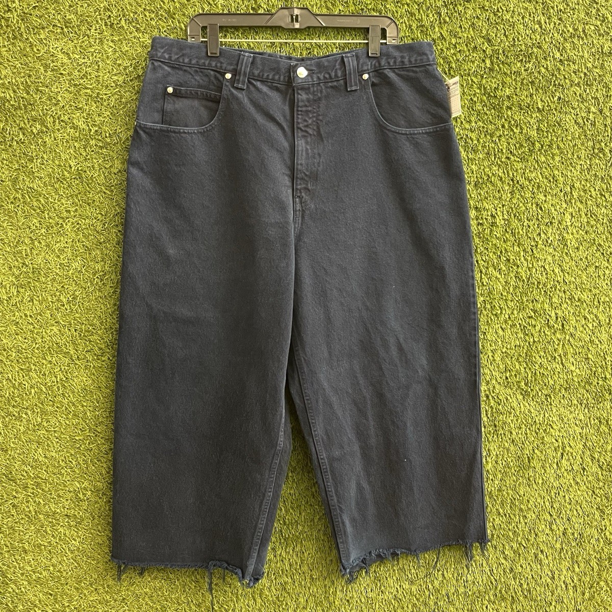 パンツ 90s AnchorBlue beyond baggy W42 greeny Vintage Anchor Blue Beyond Baggy Mens 38x25 Tubular Wide Leg