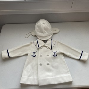 Vintage - Little World, Inc. - Medium - Baby Sailor Coat & Hat - See Photos