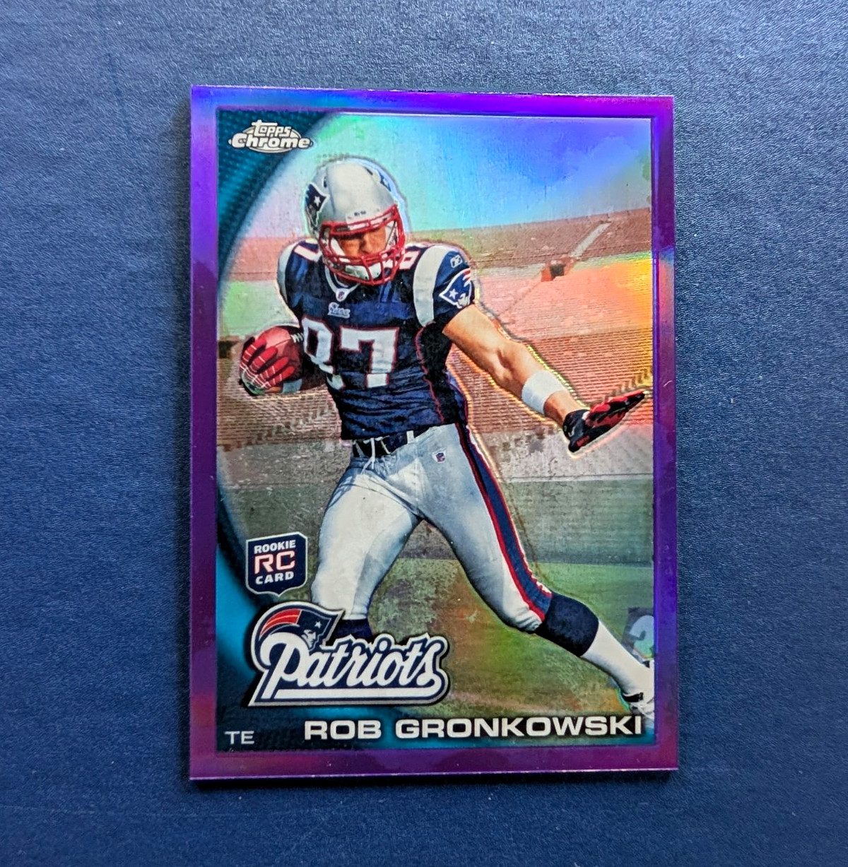 2010 Topps Chrome - Rob Gronkowski Purple Rookie #C112 /555 READ