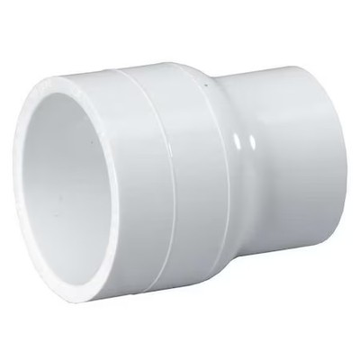 Pvc Reducing Coupling, Socket X Socket, 8 In X 6 In Pipe Size, 429585