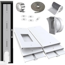 Gulrear Max 95"Sliding Door Air Conditioner Vent 240cm door kit no hose 