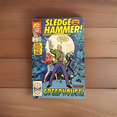 Sledge Hammer #1 Creephouse! Guest Starring Satana Marvel Comics (1988)