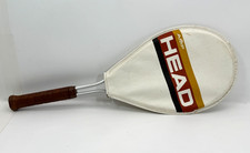 Vintage AMF Head Edge Aluminum Tennis Racket 4 5/8 Retro Cover - Made in USA