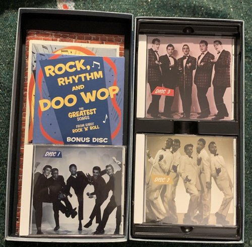 Rock Rhythm & Doo Wop Greatest Songs 3-CD Box Set w/ Bonus Disc Booklet ...
