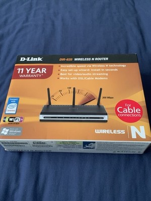 D-Link DIR-635 Wireless N Router 300Mbps WLAN Breitband Router Originalverpackt Komplett