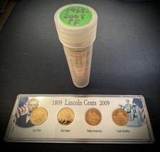 1968-2009-S PROOF Lincoln Memorial & Bicentennial Cent 45 Coin Set