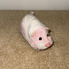 Cepia LLC 2008 Zhu Zhu Pets Hamster Jilly White Pink Interactive Moving Talking