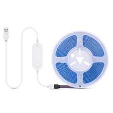 WIFI Alexa Control RGB COB LED Strip DC 5V USB Tuya APP TV Backlight Room Decora