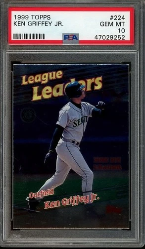 1999 Topps #224 Ken Griffey Jr. GEM-MT PSA 10 Mariners 9252