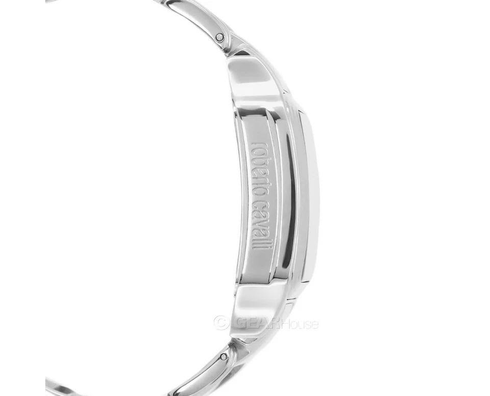 Roberto Cavalli Womens Venom Swiss Made Watch White & Gold Dial Stainless Steel - Image 4 of 4
