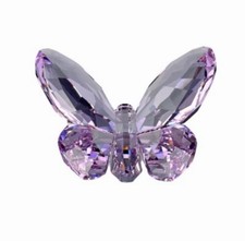 SWAROVSKI CRYSTAL FIGURINE BRILLIANT BUTTERFLY VIOLET MIB COA 855803