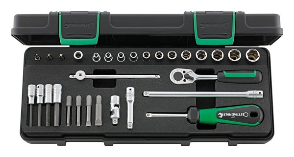 "Stahlwille SteckschlüSsel-Garnitur 1/4\" 30Tlg. 40/23/7 - 40/23/7 Kn"-image