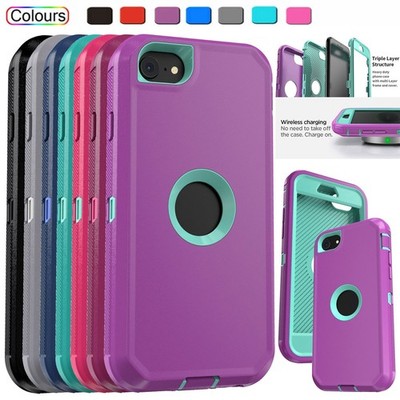 For iPhone SE 2020 2022 2nd 3rd Rugged 3IN1 Layers Heavy Duty Case Phone Cover