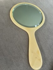 VTG Bakelite Beveled Glass Butterscotch Hand ...
