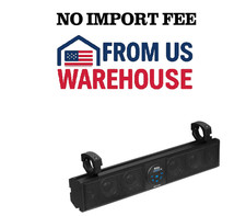 BOSS Audio BRT26A 26" ATV UTV Marine Sound Bar Bluetooth Amplified RGB C-Clamp.