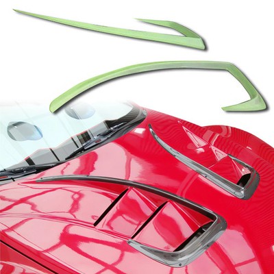 ModeloDrive FRP RAME Hood Vent Garnishes 2pc (SE3P) for RX-8 Mazda 04-11 modelo