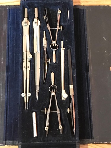 Vintage German Draughtsman Drawing Set
