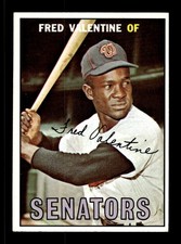 1967 Topps #64 Fred Valentine PACK FRESH HOF10010154