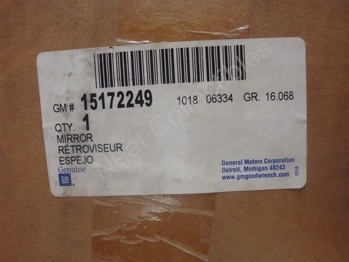NOS Chevrolet Silverado GMC Sierra Electric Remote Arabic Mirror 1999 - 02 Right - Picture 7 of 7