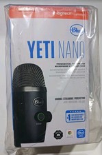 Brand New Blue Yeti Nano Black Premium USB Microphone