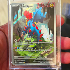 Druddigon 151/086 Sv: White Flare Illustration Rare Holo English 120 HP 2025