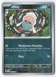 Inkay 033/064 Shrouded Fable Reverse Holo Common