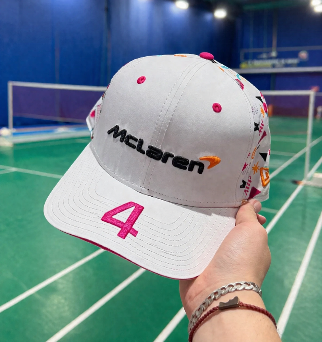 McLaren F1 Lando Norris Miami GP Special Edition White Team Cap