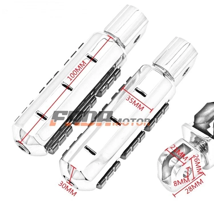 Front Foot Pegs Footrest for Suzuki GSXR600 GSXR750 00-15 GSXR1000 01-15 C120 Foto 3 de 4