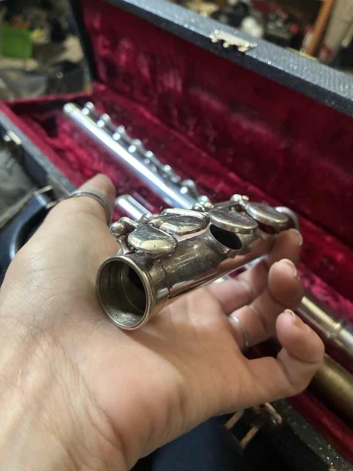 Bundy Selmer USA Student Model Silver Plated Flute with Case - Image 3 of 4