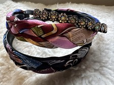 NORDSTROM 5 PC Hair Accessories Bundle Lot Headband Bows Barrette Rhinestone NEW
