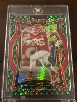 2024 Panini Select - Concourse Chris Jones #19 Dragon Scale Prizm /81