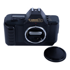 Canon T80 Motorized 35mm Film AF SLR Camera Body Only - PARTS/REPAIR!